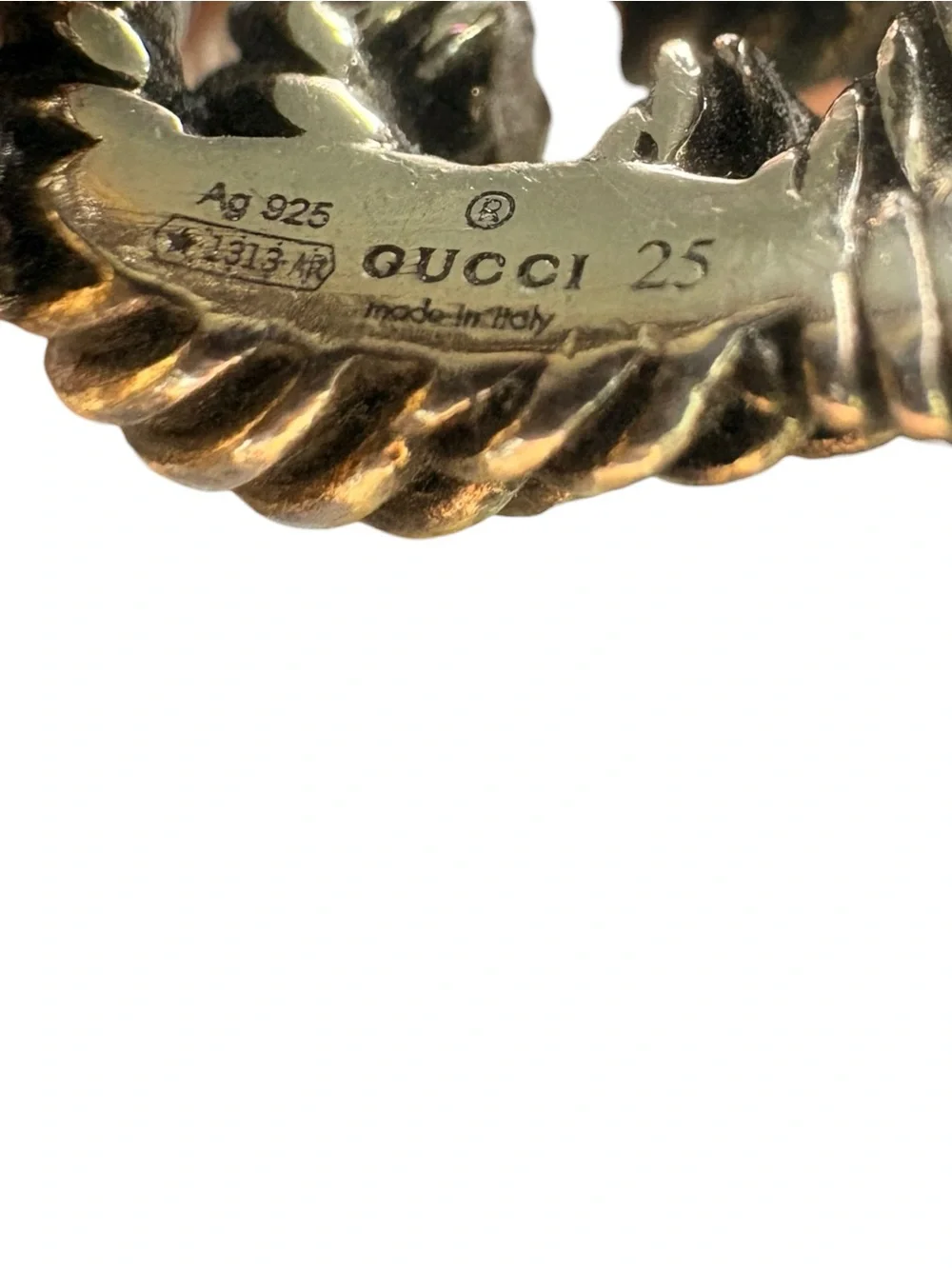 Gucci Twisted Rope Ring
